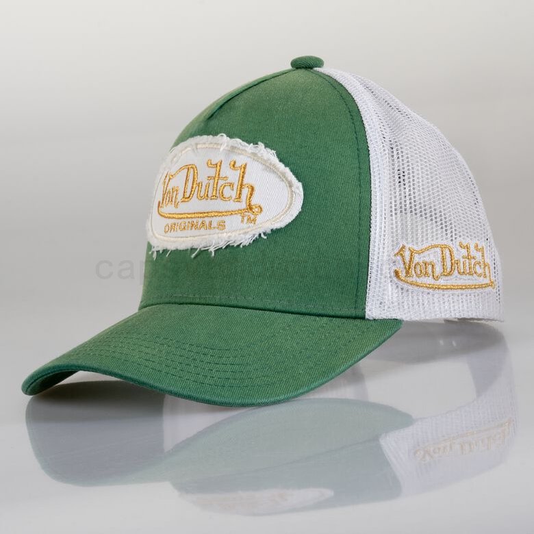 (image for) besten Von Dutch Originals -Trucker Kalmar Cap, drk. green/white F0817888-01284